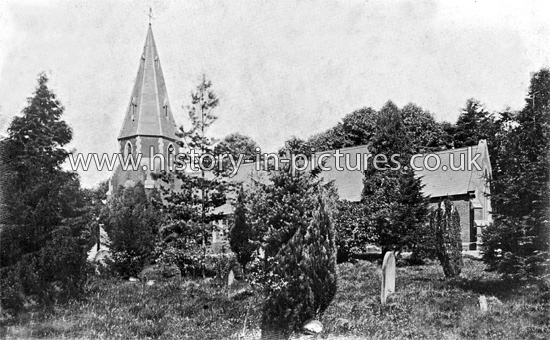 St Mary's Church, Theydon Bois, Essex. c.1905